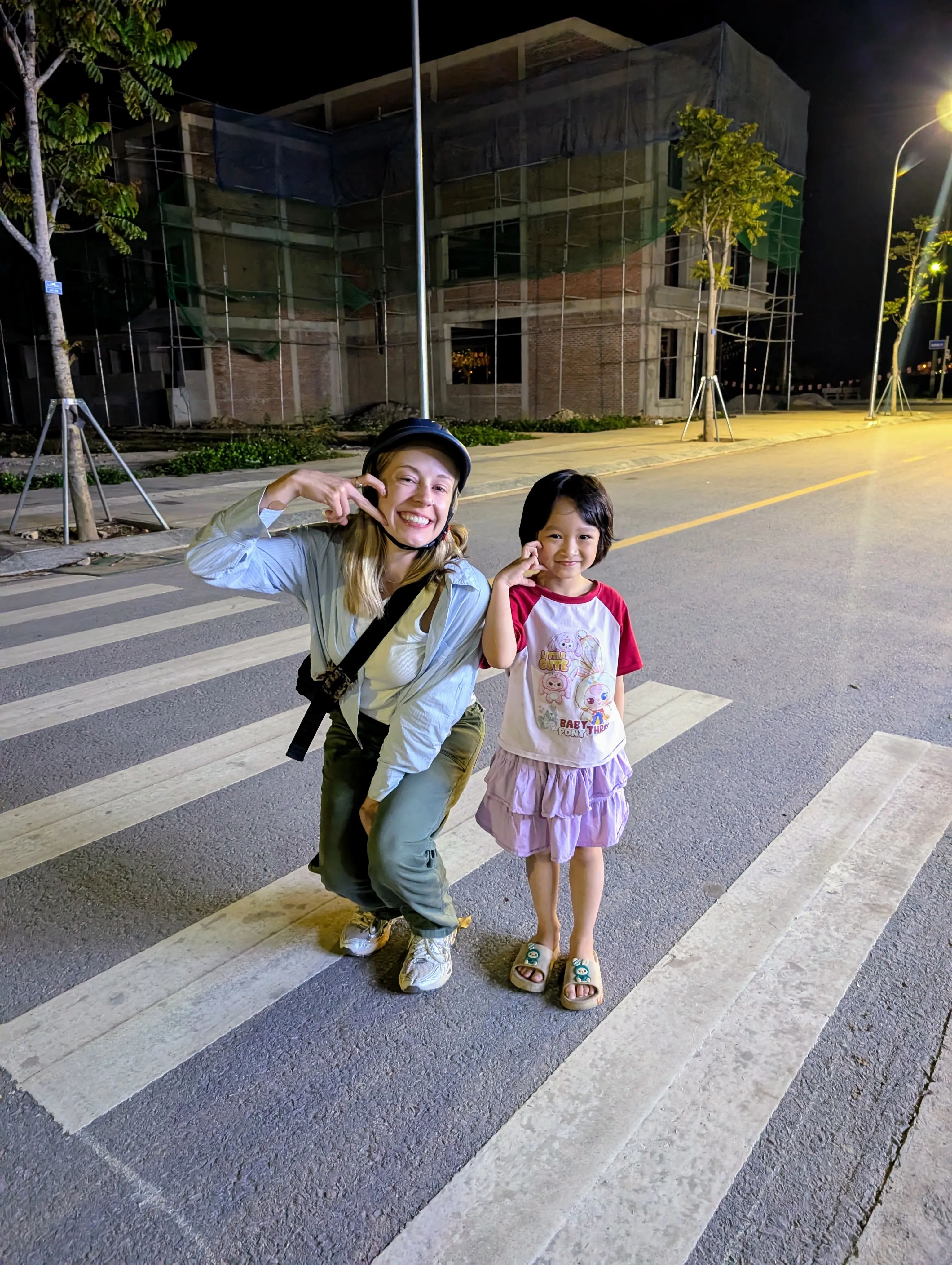 MJ with new friend