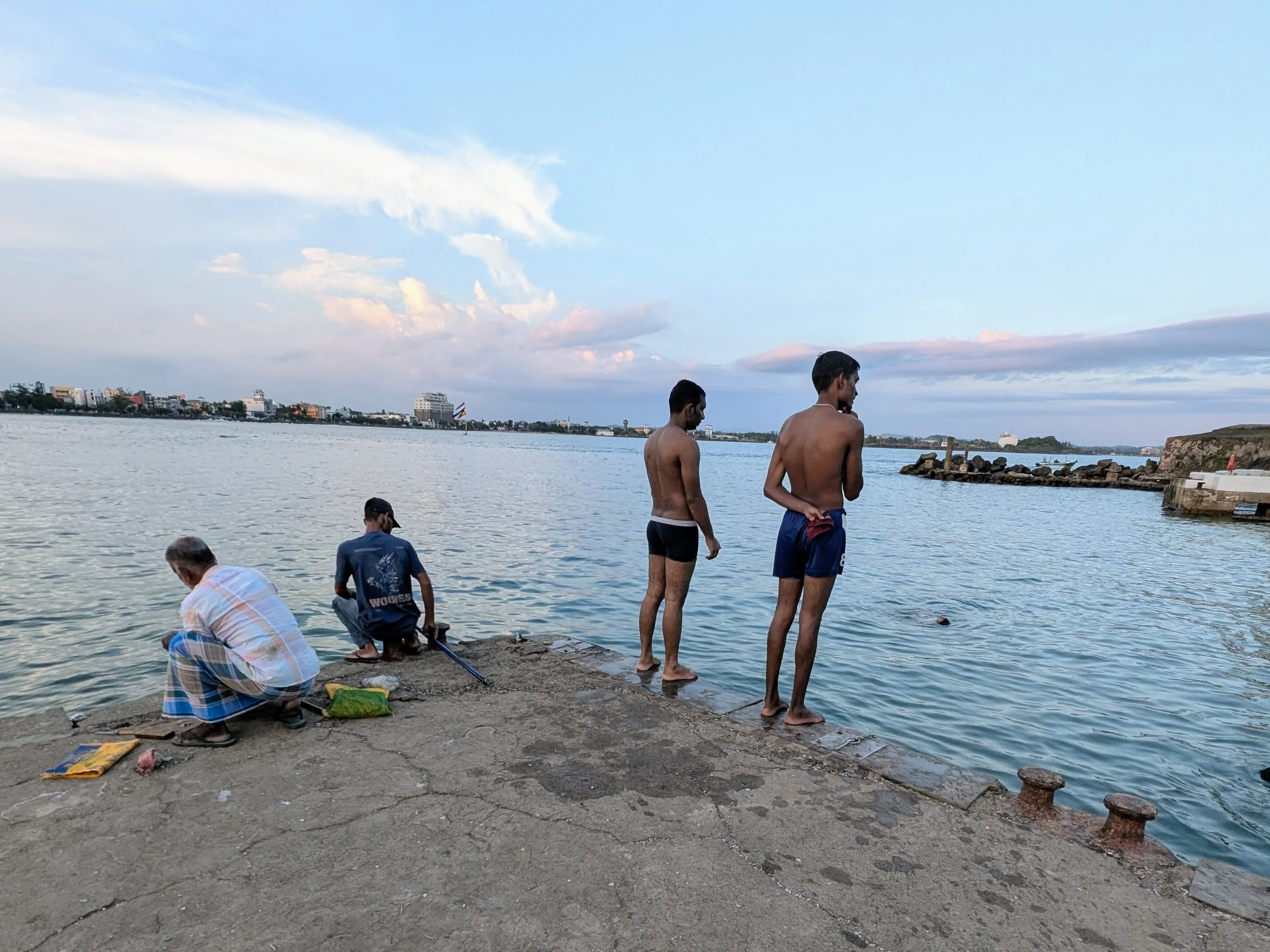 Late evening swim