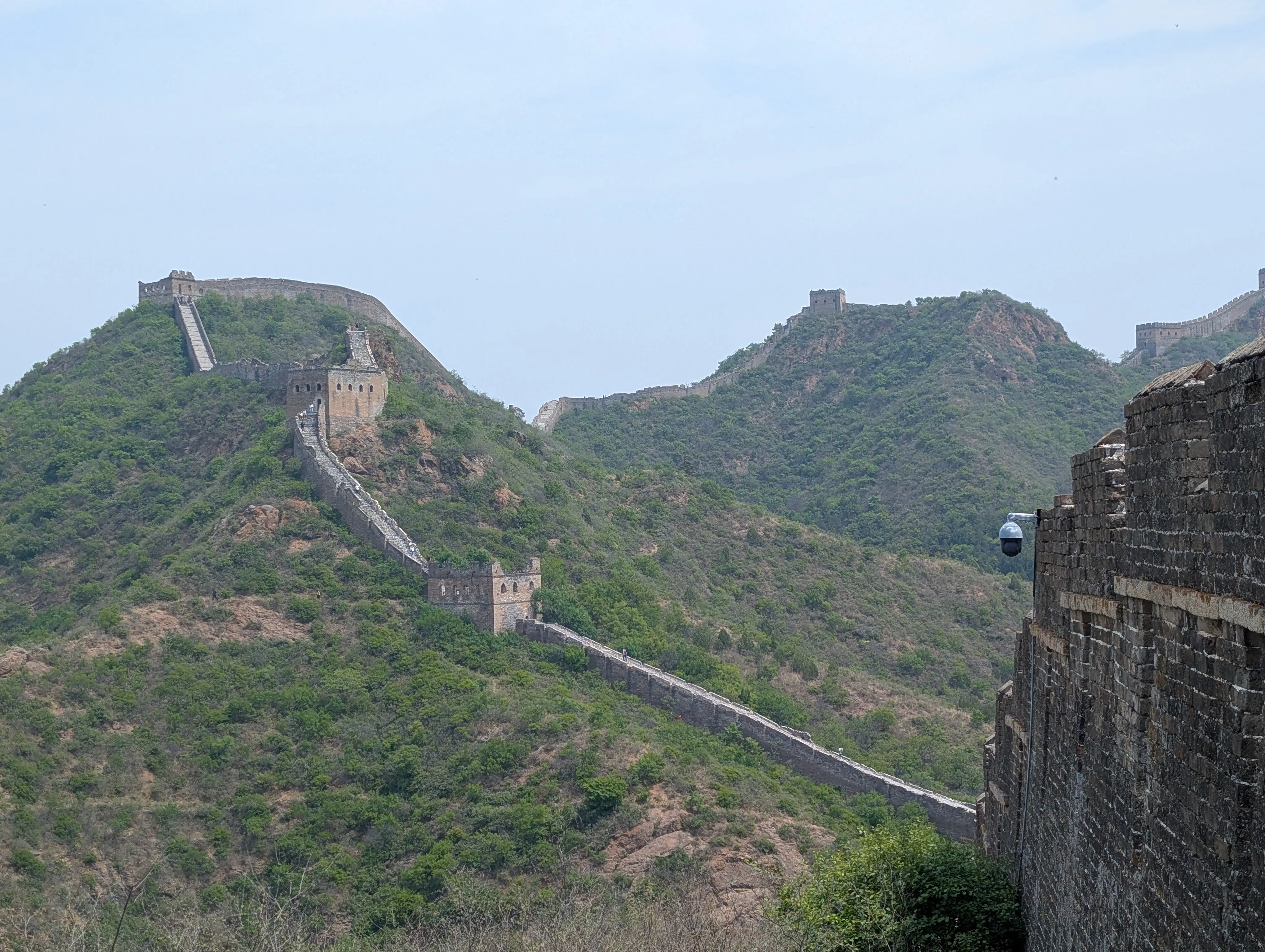 A camera on the Great Wall