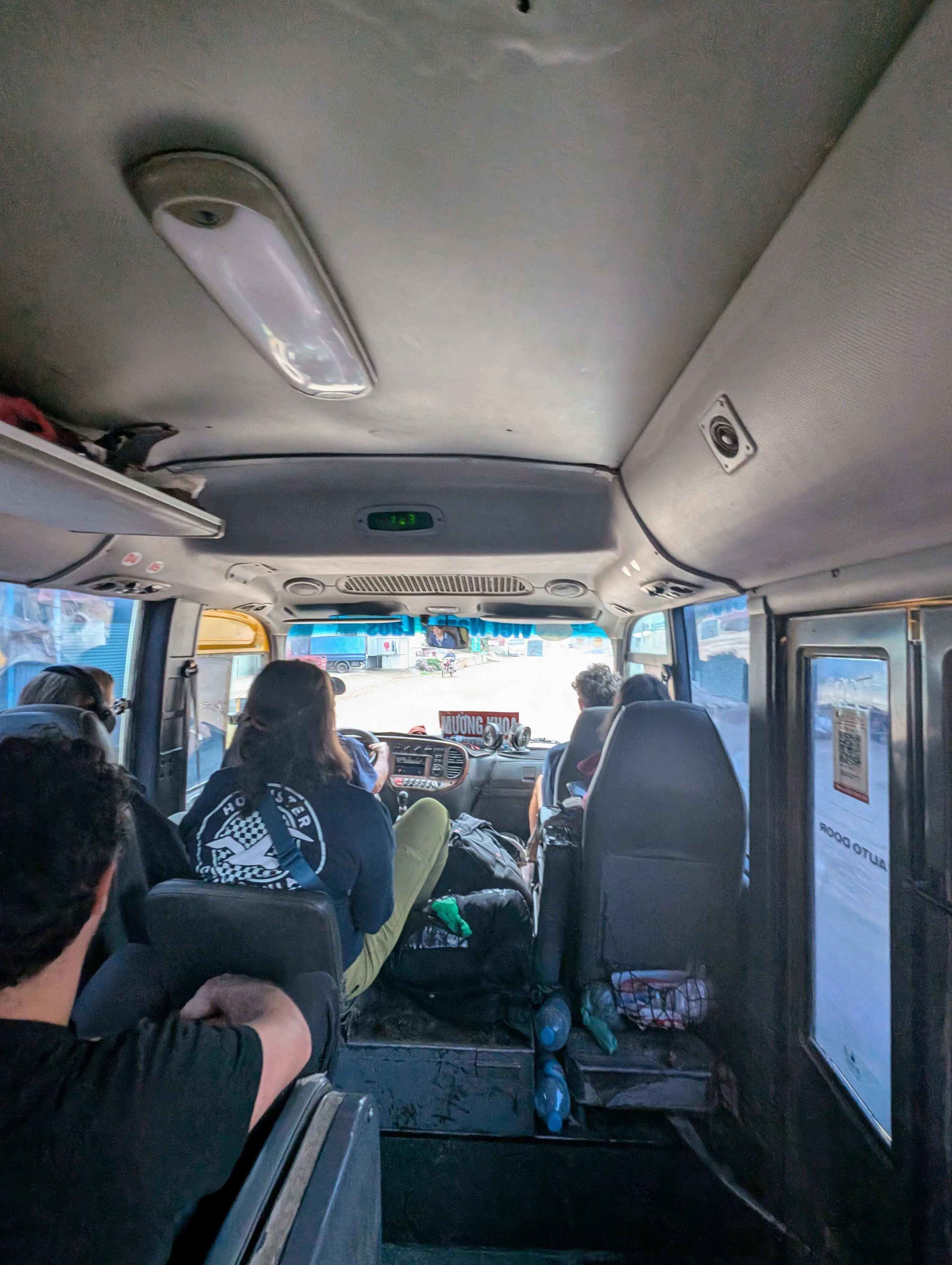 Inside bus