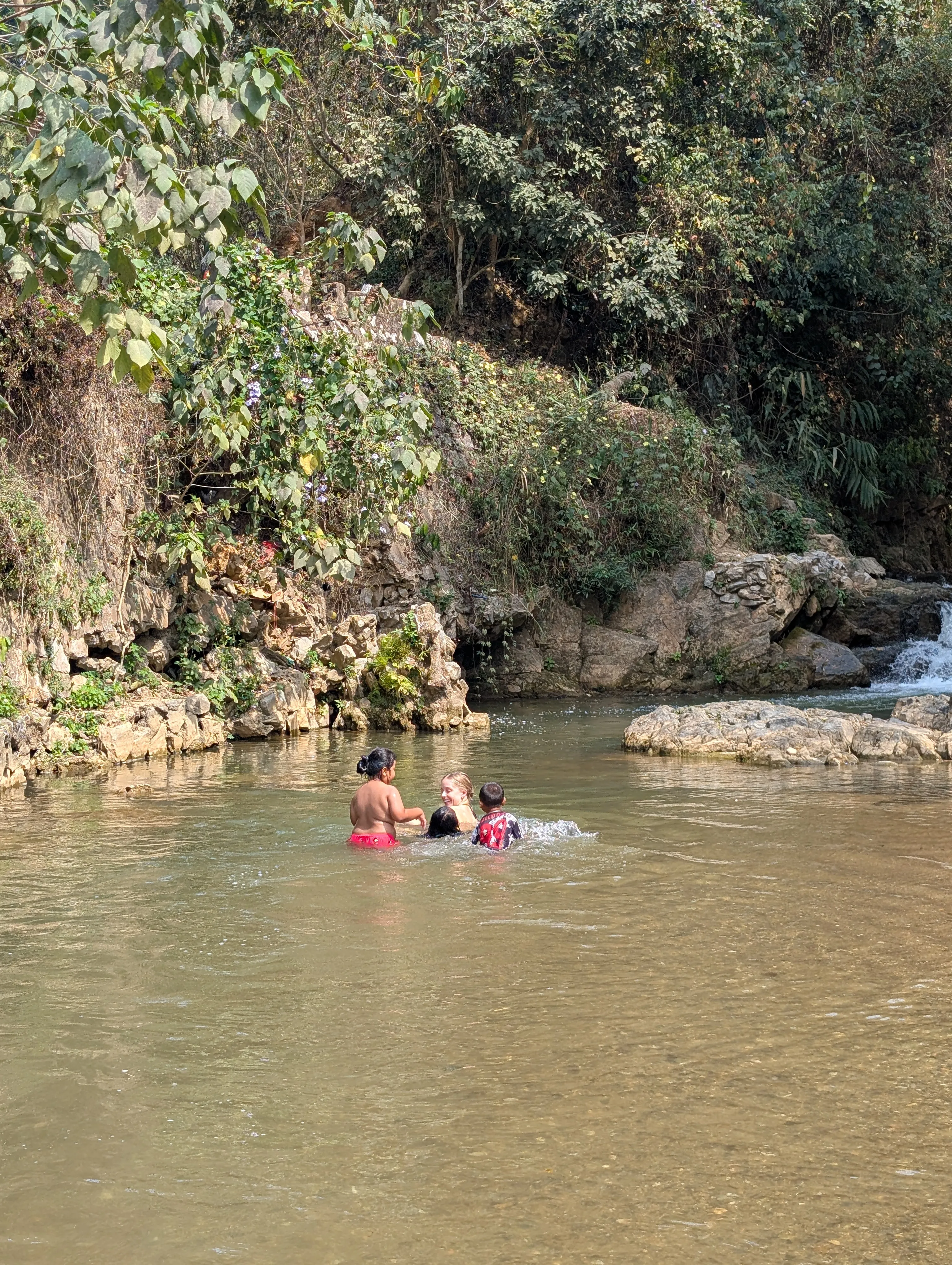 MJ in the creek