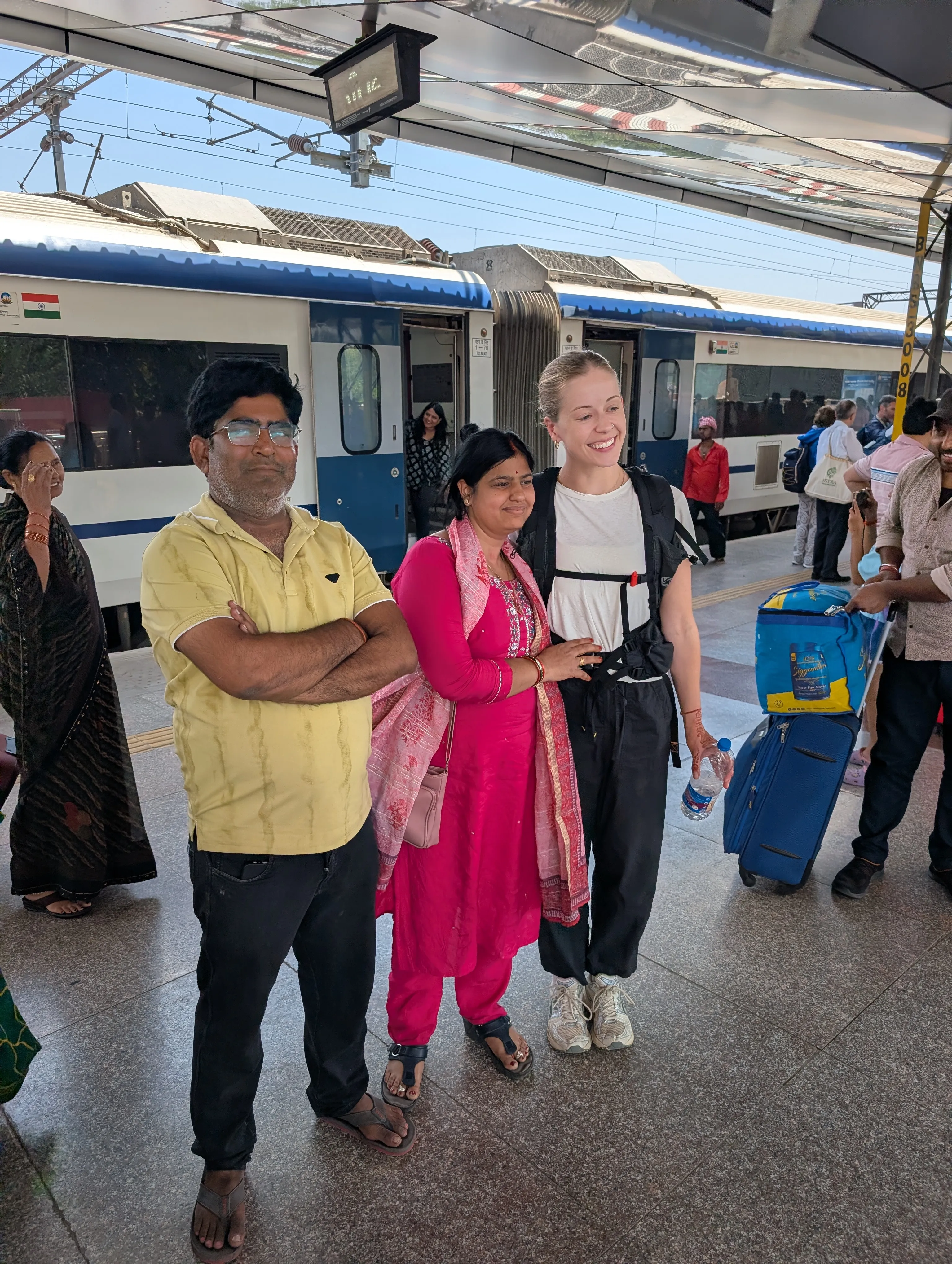 Quick pic on the platform.