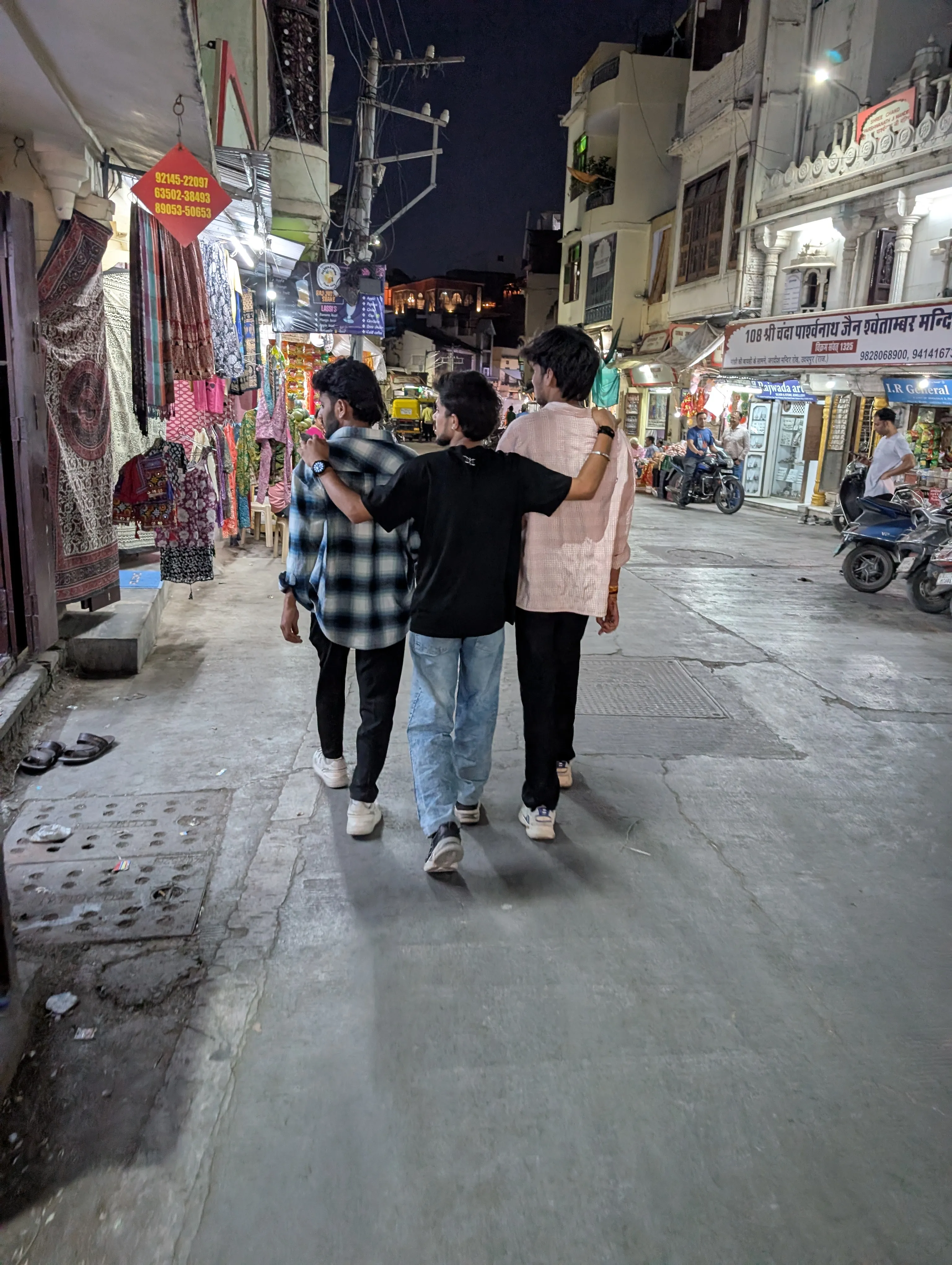 Friends out and about